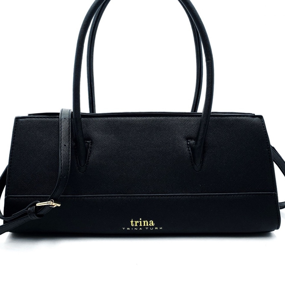 Ina Elegant Trina Turk Black Shoulder Bag